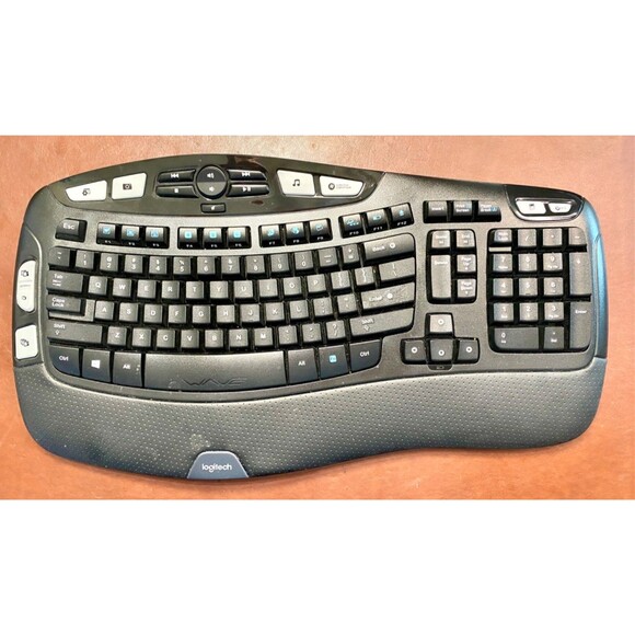 Logitech K350 (920-004481) Wireless Keyboard  Ergonomic Rest.  - USED - Picture 1 of 3